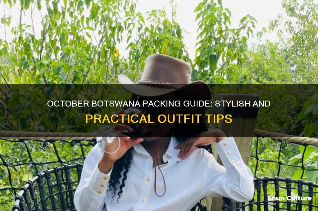 what to wear in botswana in October