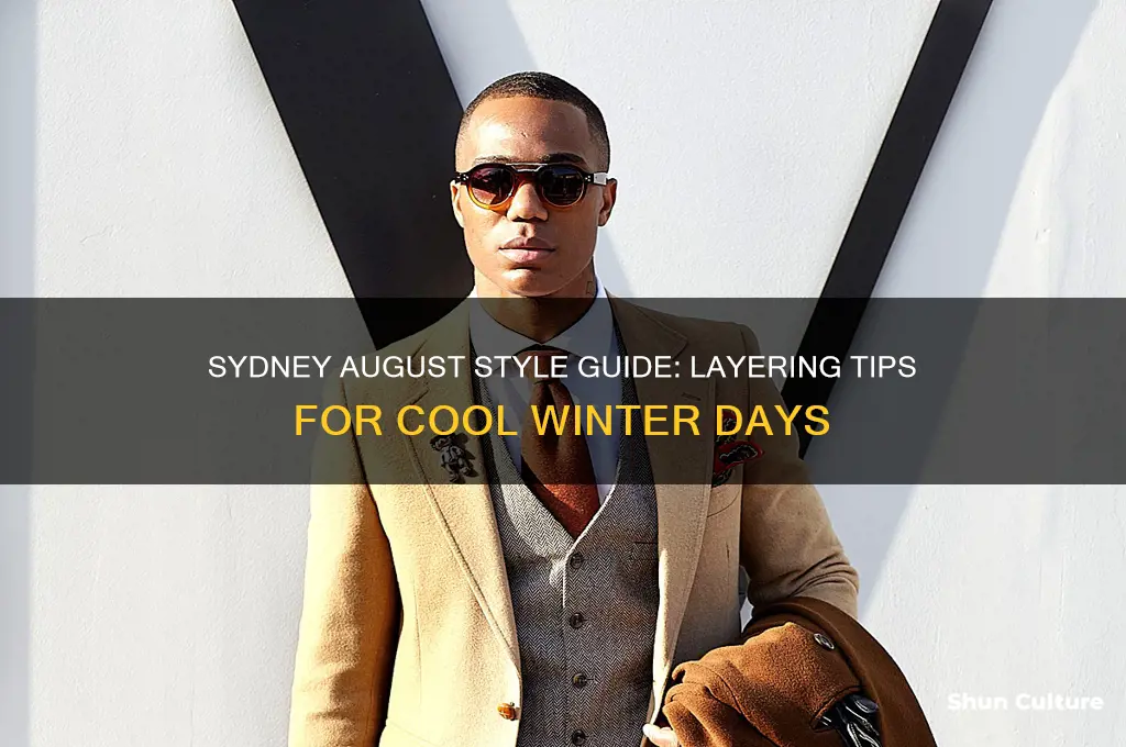 what to wear in sydney australia in august