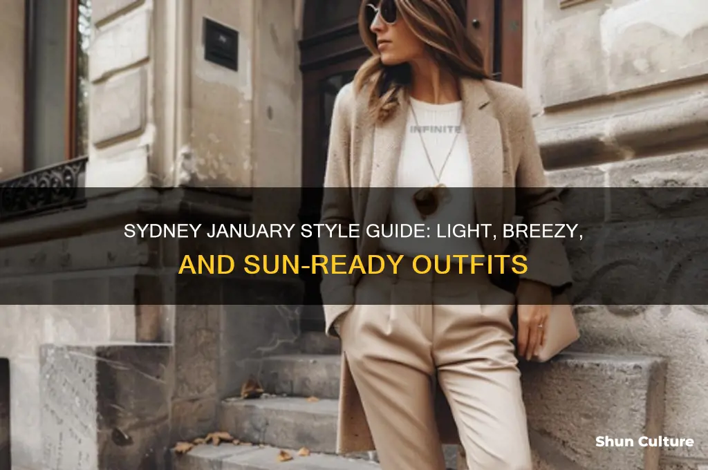 what to wear in sydney australia in january