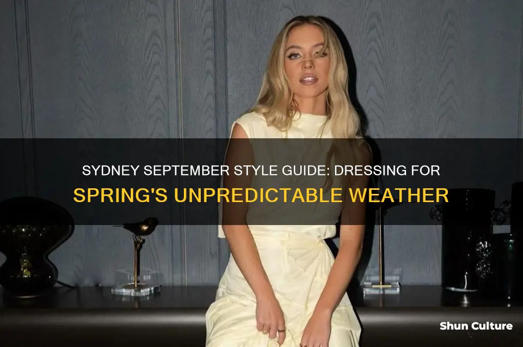 what to wear in sydney australia in September