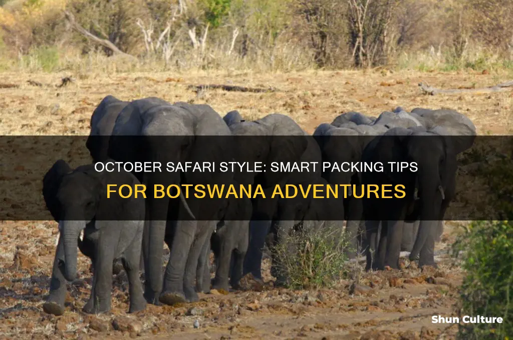 what to wear on safari in botswana in October
