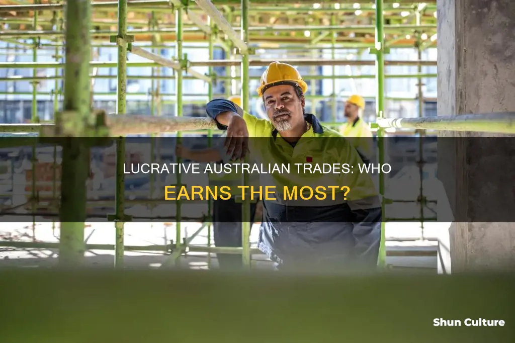 what trade makes the most money in australia