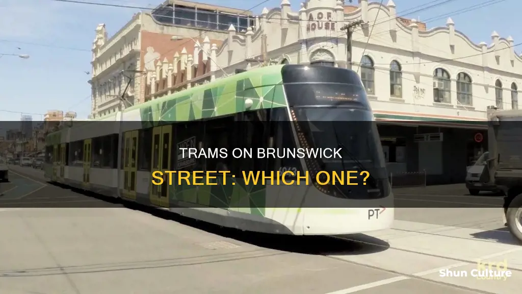 what tram goes up brunswick street