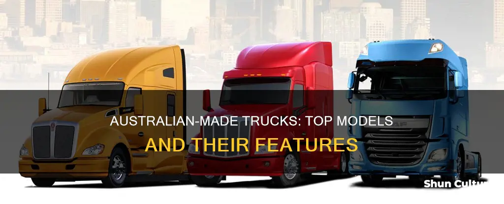 what trucks are made in australia