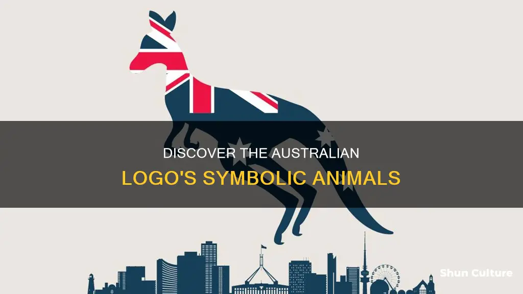 what two animals are on the australian logo