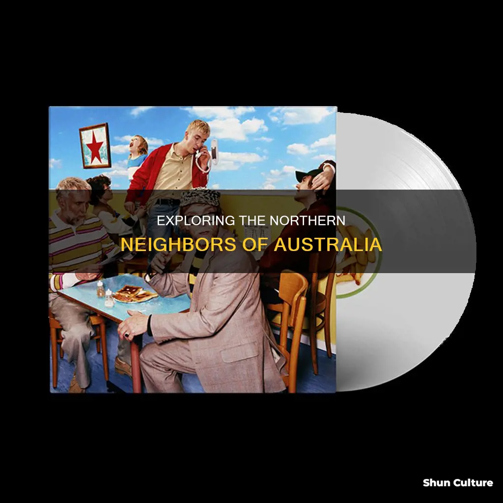 what two countries lie just north of australia