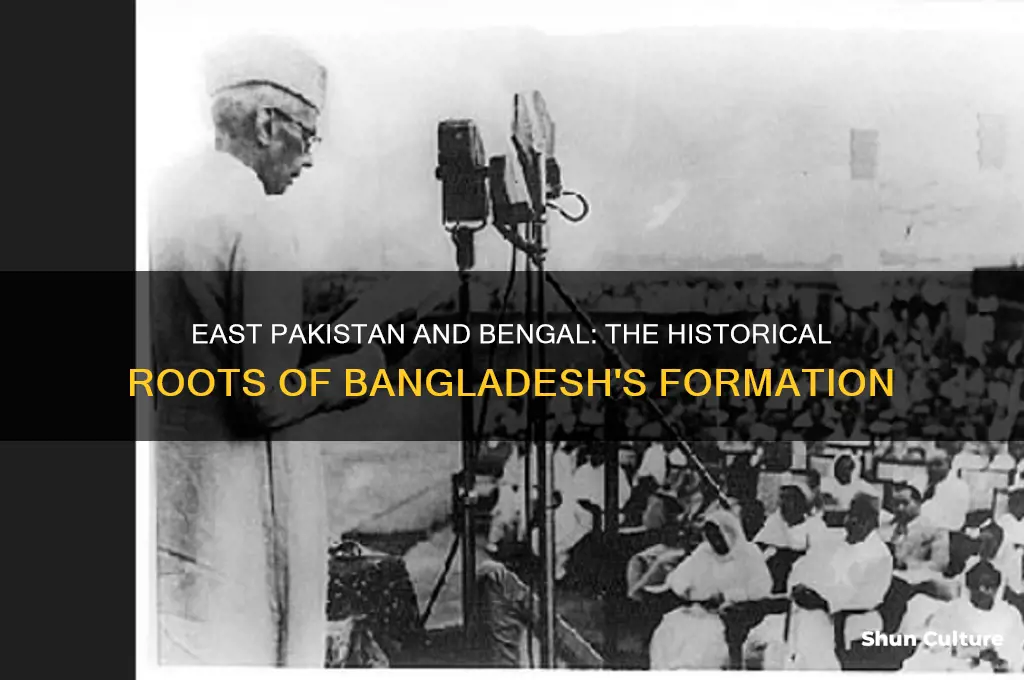 what two placed formed bangladesh