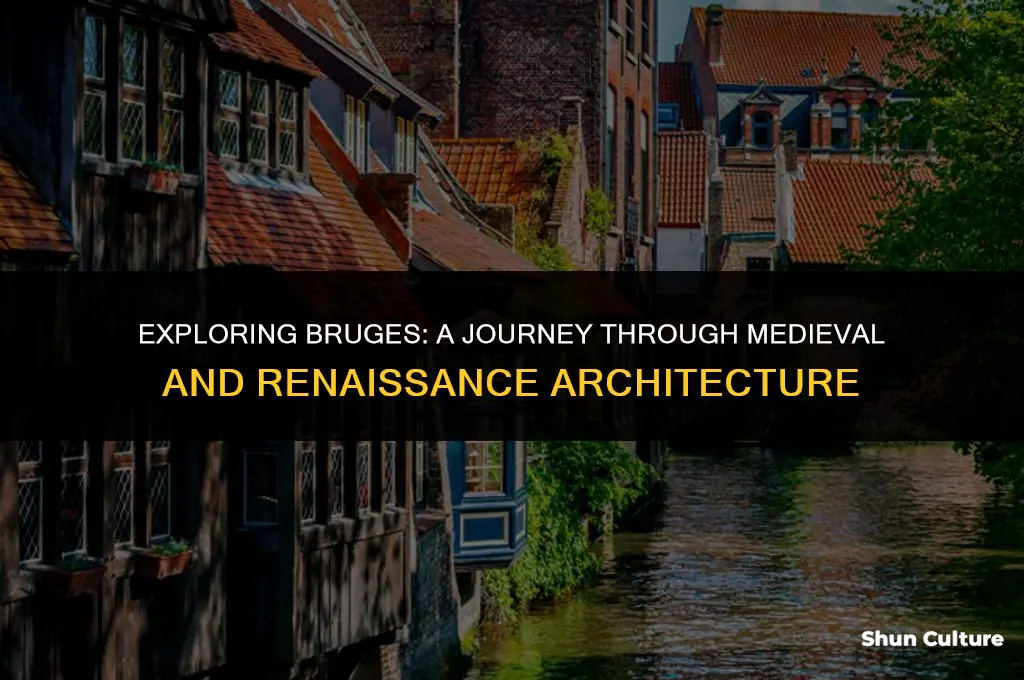 what type of architecture is in bruges belgium