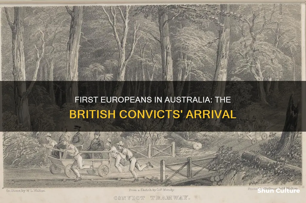 what type of europeans were the first sent to australia