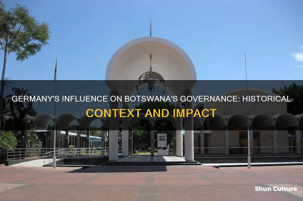 what type of governemnt did germany have on botswana
