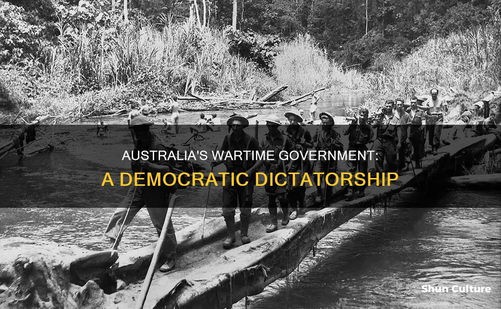 what type of government did australia have during ww2