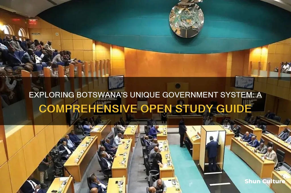 what type of government is practiced in botswana open study