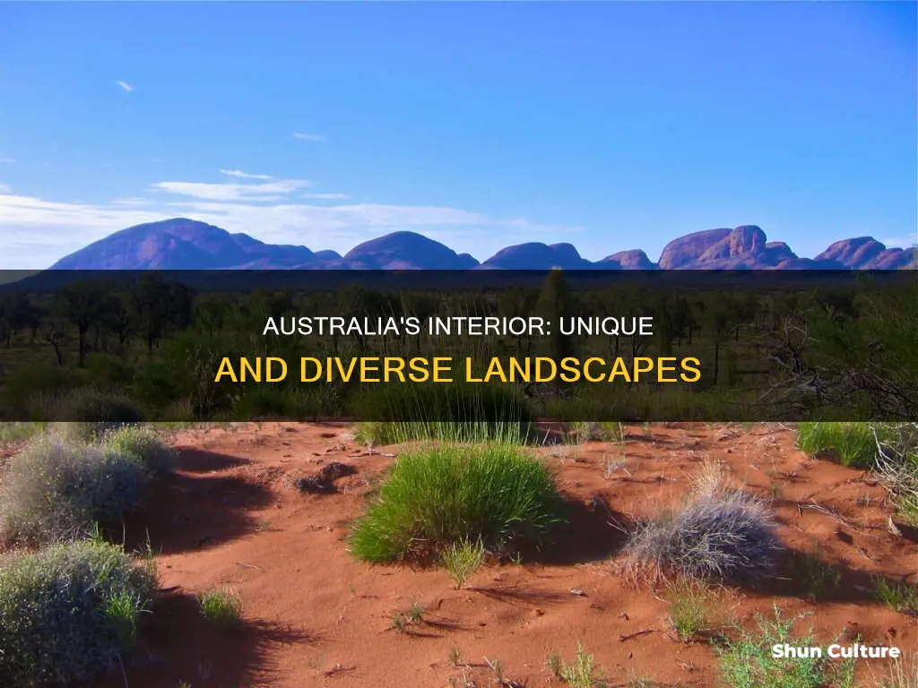 what type of landscape is found in australia