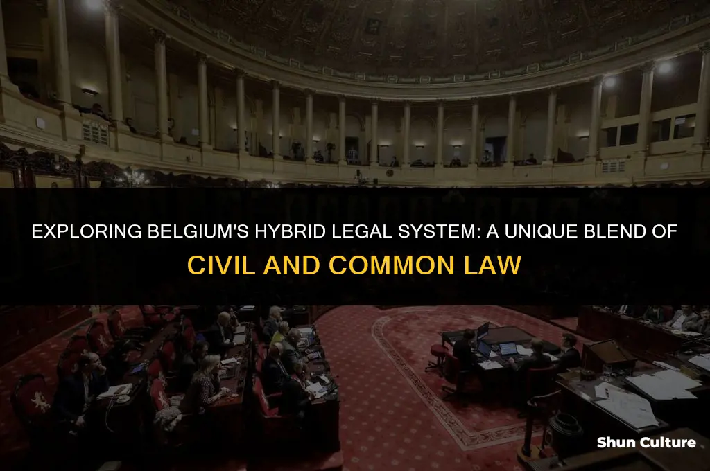 what type of legal system does belgium have