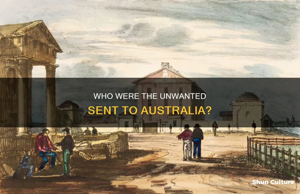 what type of people were shipped to australia in 1787