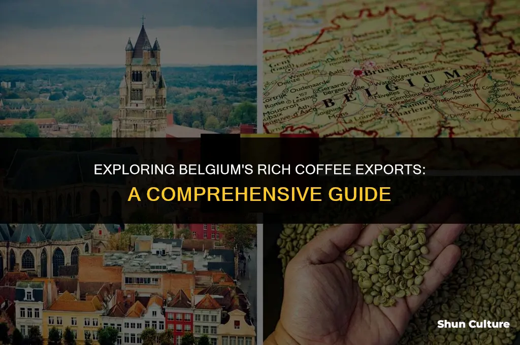 what types of coffee is exported from belgium