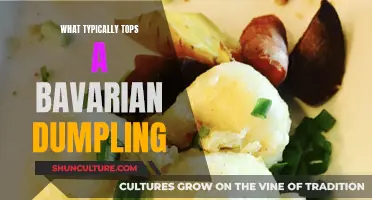 Bavarian Dumpling Delights: Topping Off Traditional Treats