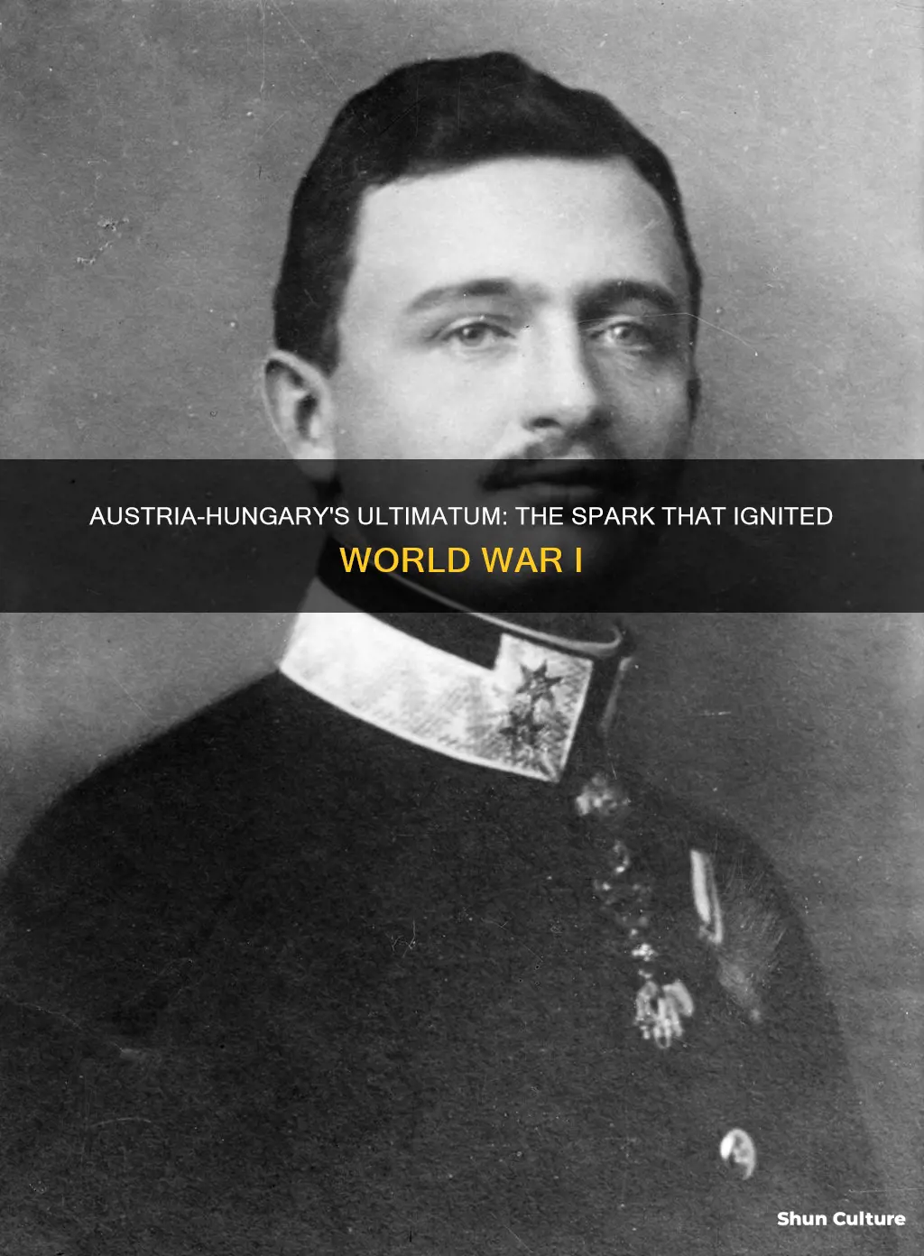 what ultimatum did austria-hungary gave to serbia in 1914