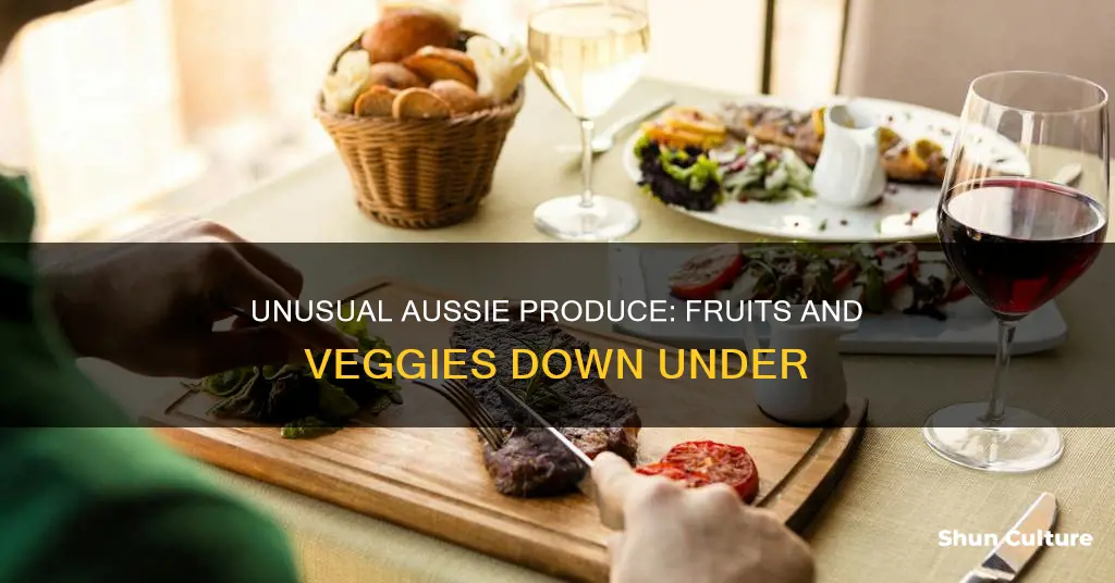 what unique fruits and vegetables grow in australia