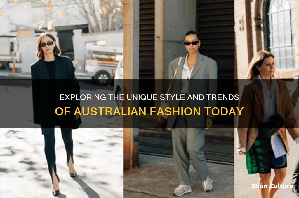 what up australian fashion look like