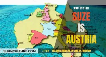 Unveiling Austria's Size: A US State Comparison