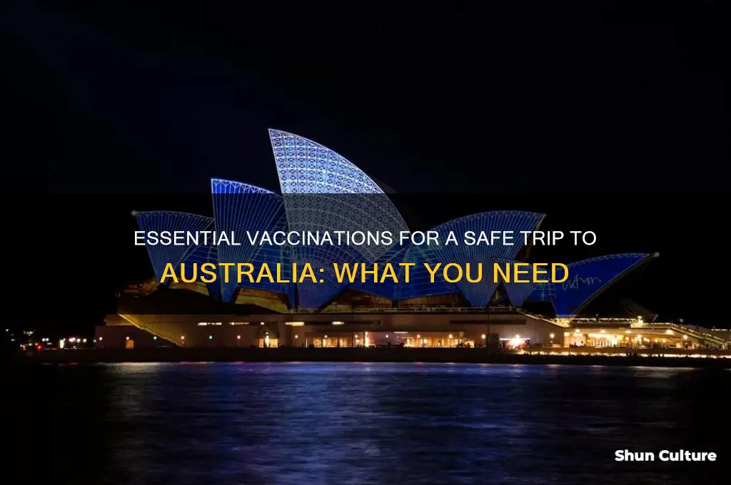 what vaccinations do I need before going to australia