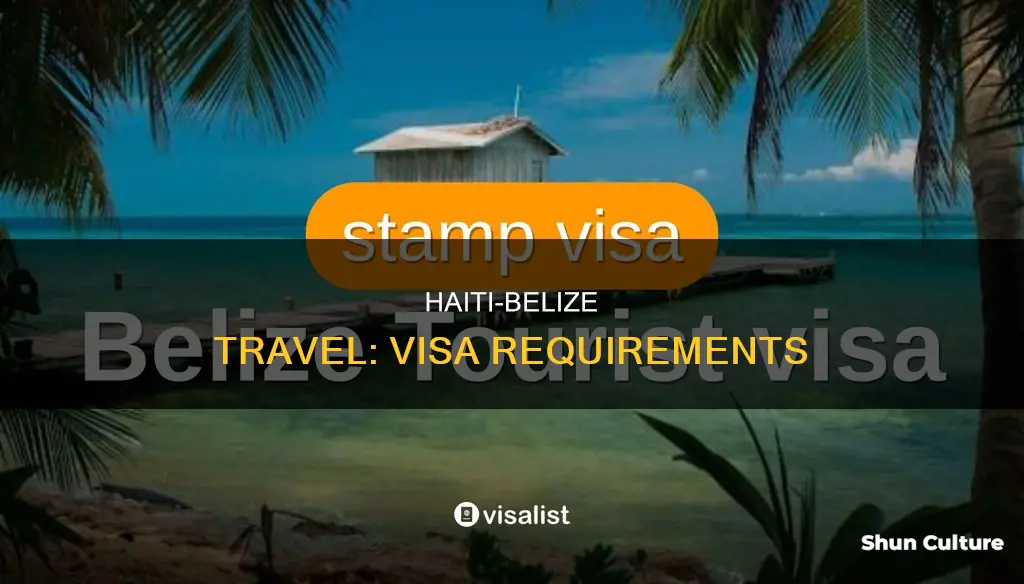 what visa you need to go to belize from haiti