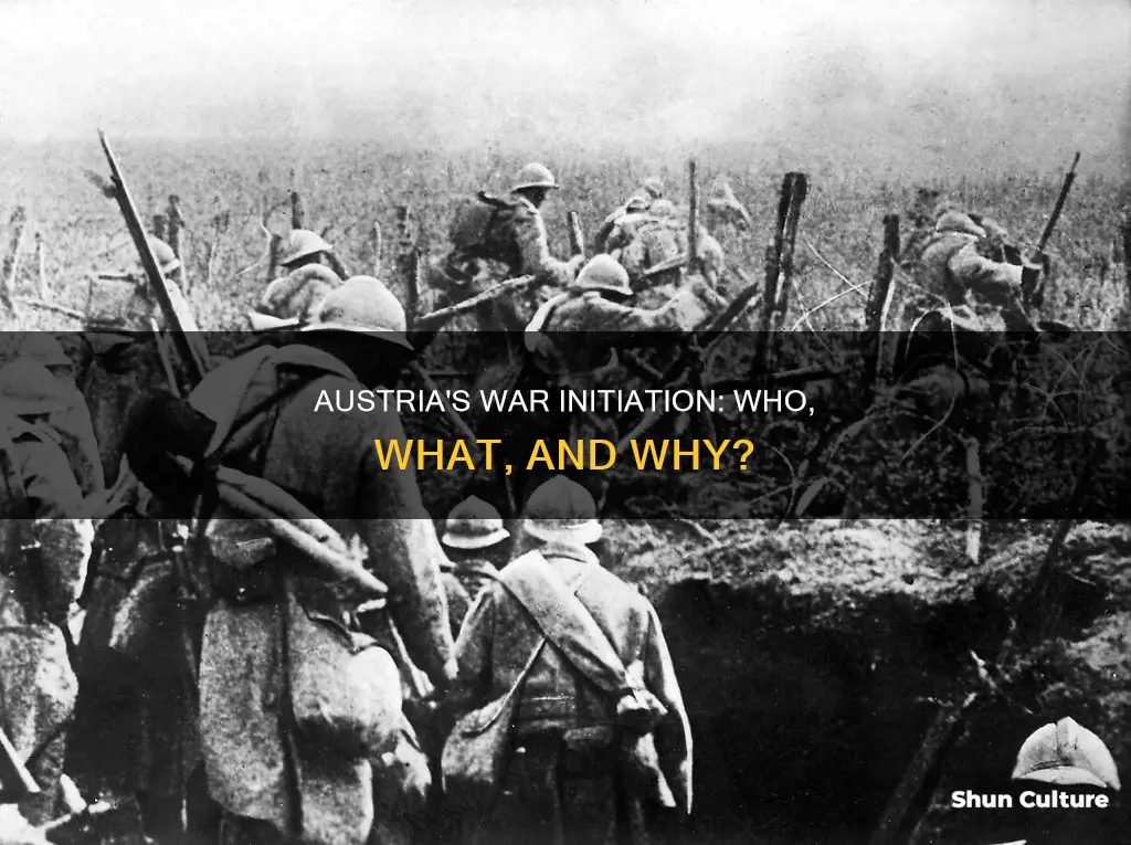 what war did austria start