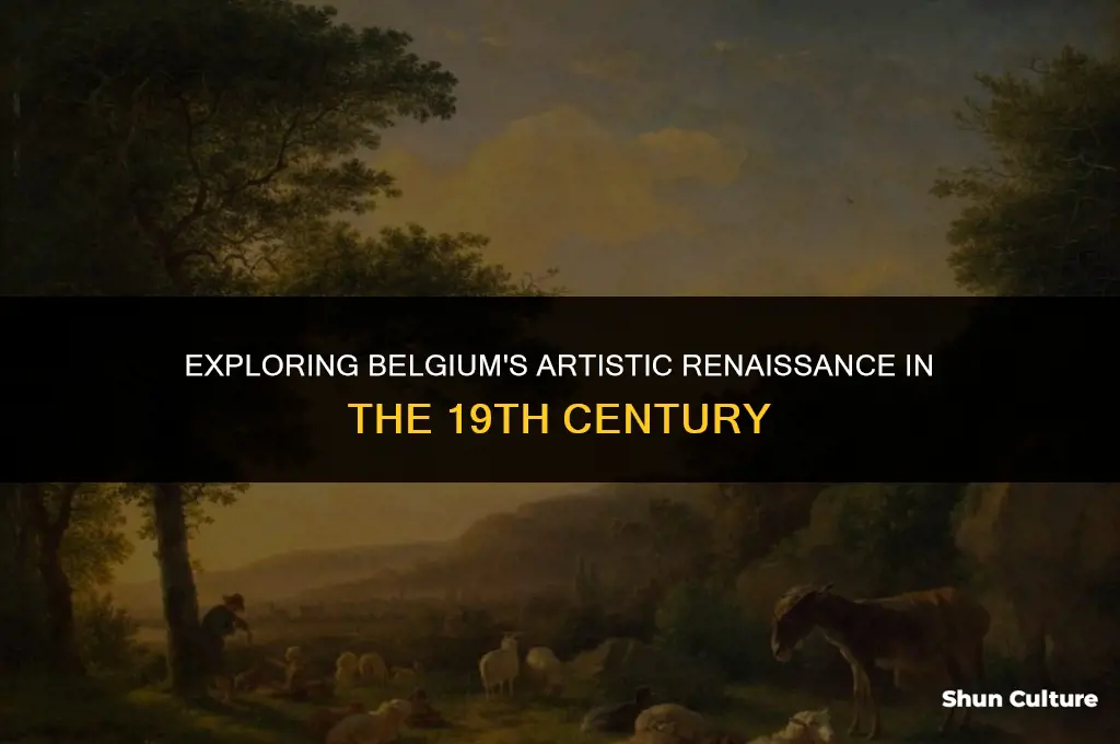 what was art like in belgium in the 19th century