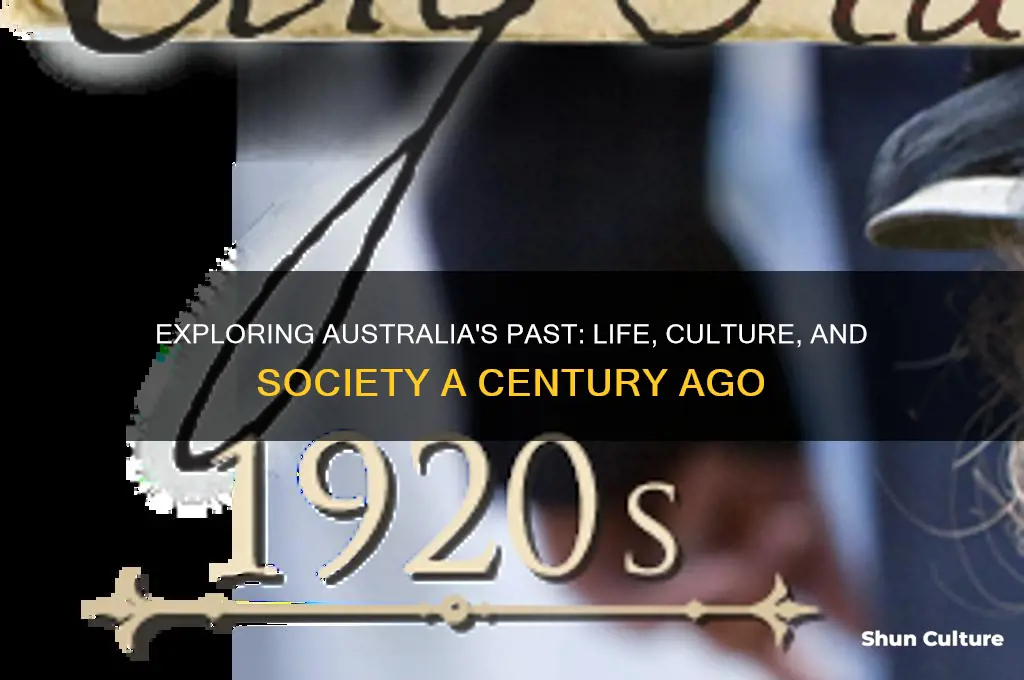 what was australia like 100 years ago