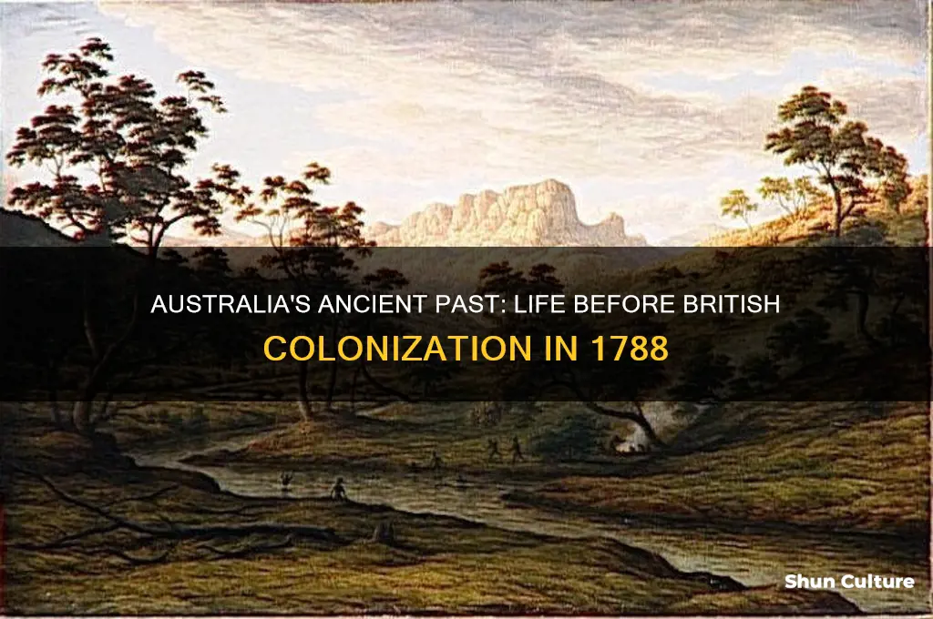 what was australia like before 1788