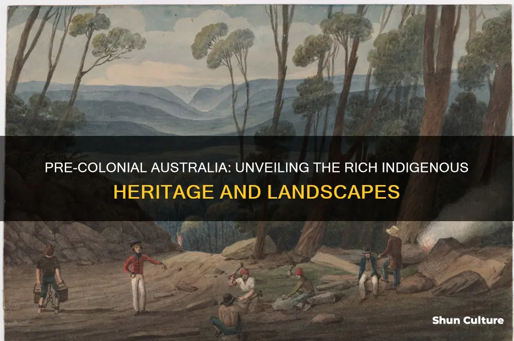 what was australia like before british colonisation
