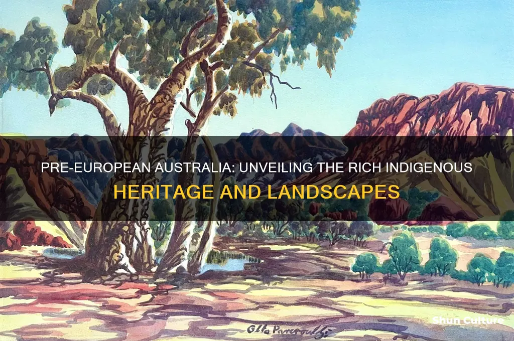 what was australia like before european settlement