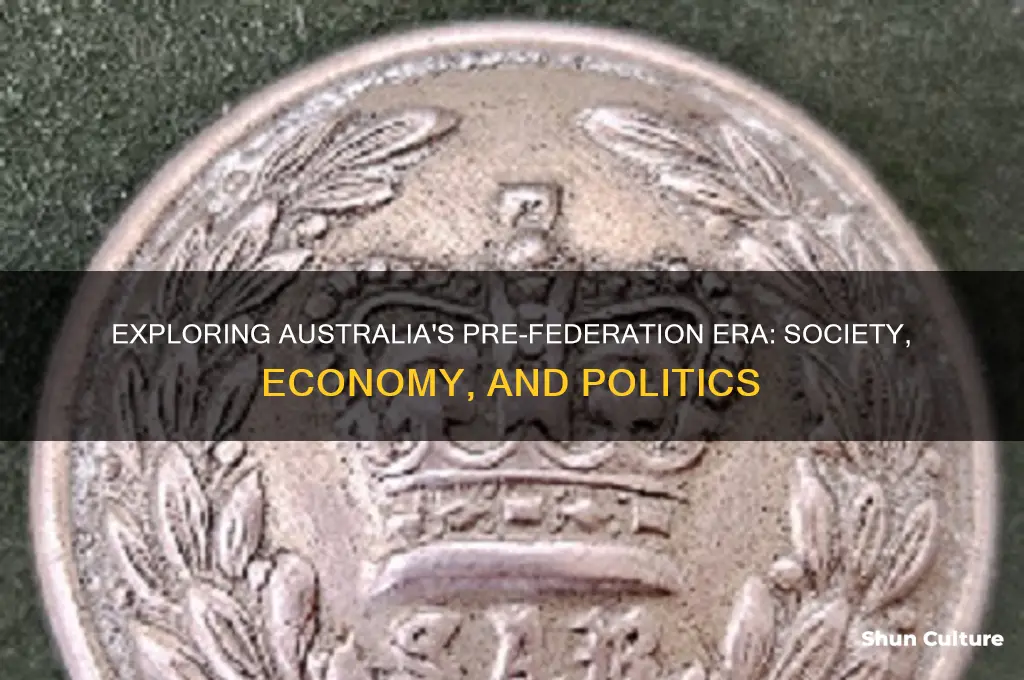 what was australia like before federation