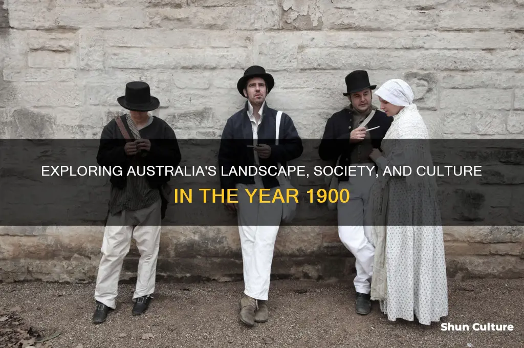 what was australia like in 1900