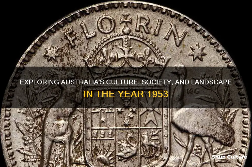 what was australia like in 1953