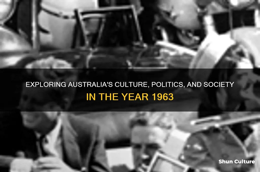 what was australia like in 1963