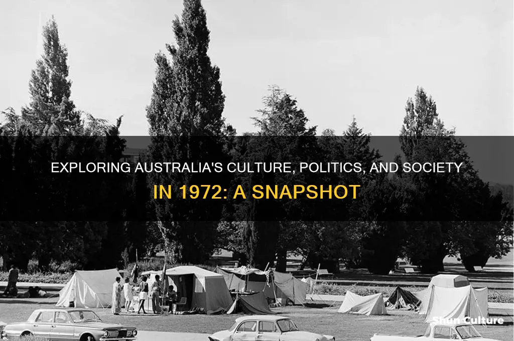 what was australia like in 1972