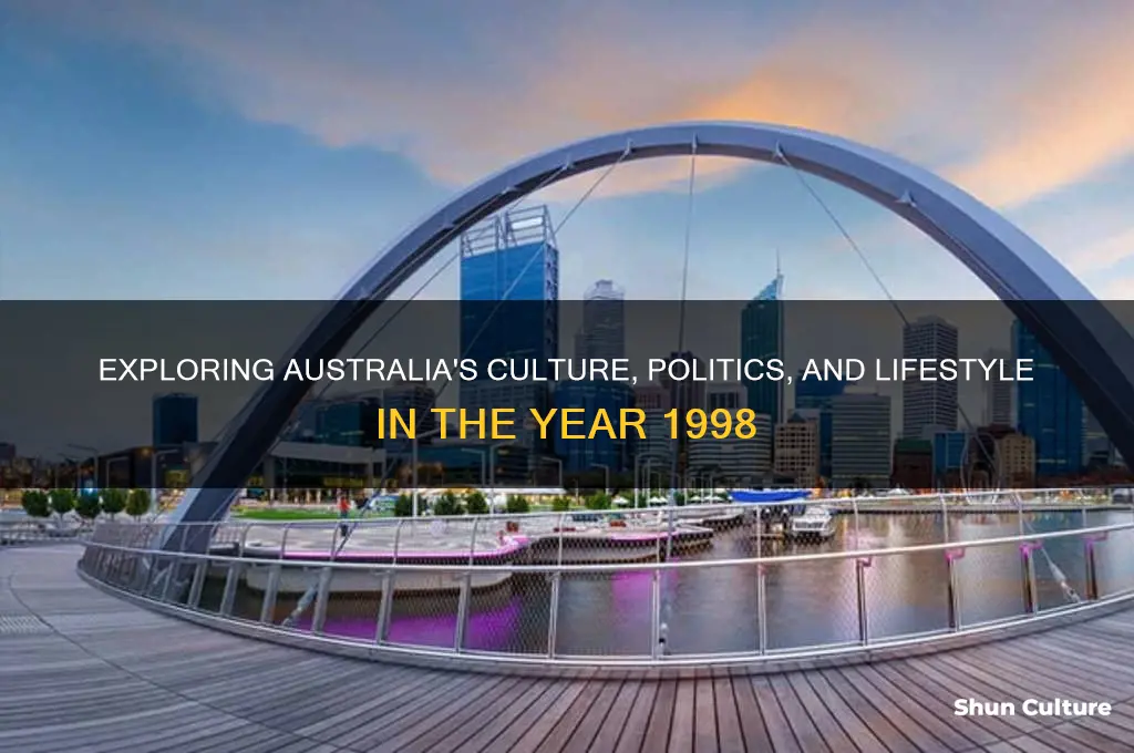 what was australia like in 1998