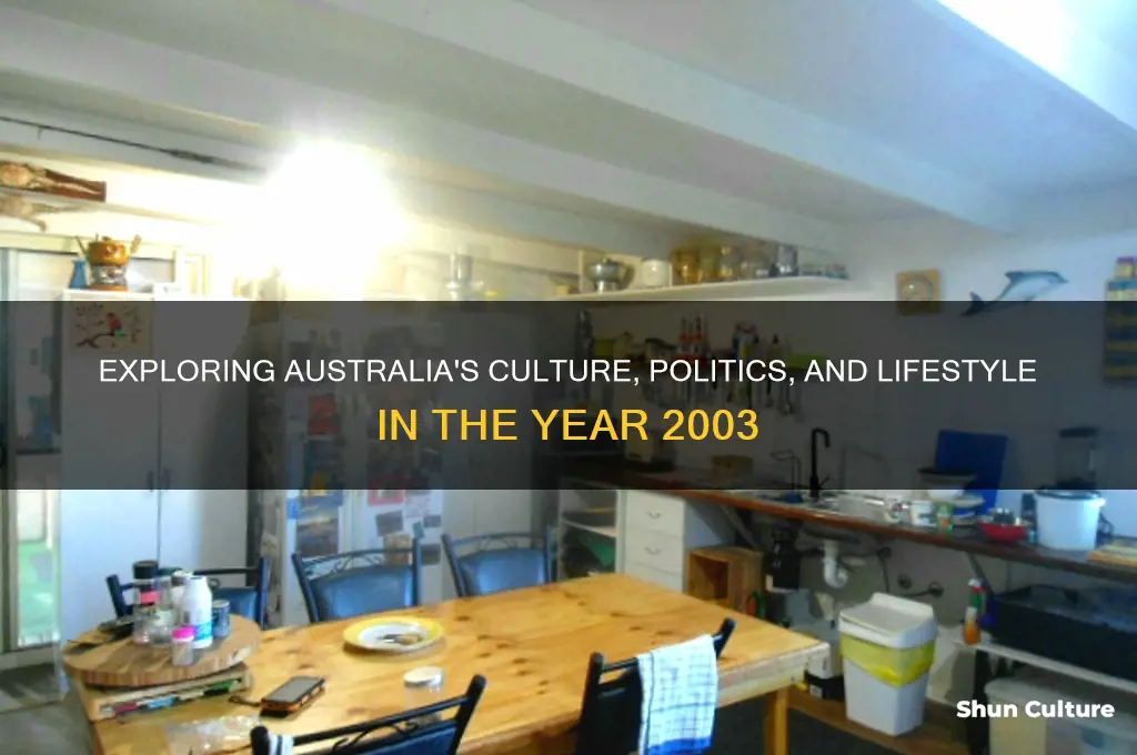 what was australia like in 2003