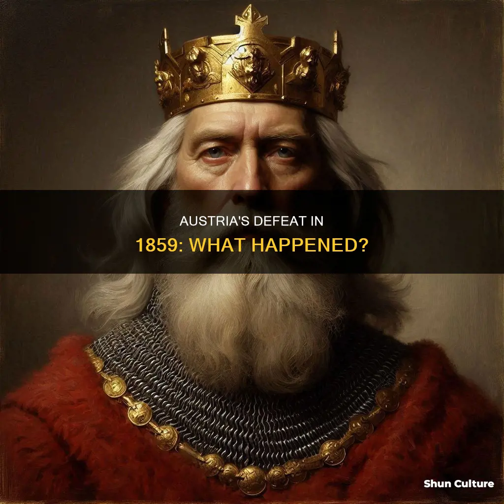 what was austria defeated in 1859