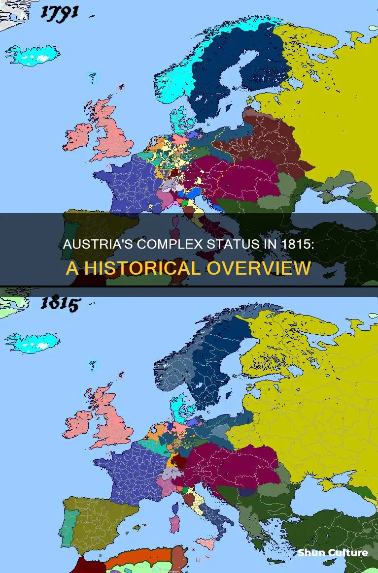 what was austria in 1815