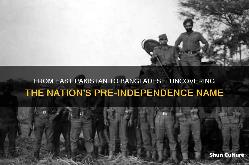 what was bangladesh called before its independence in 1971