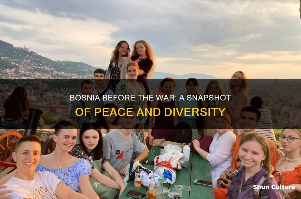 what was bosnia like before the war