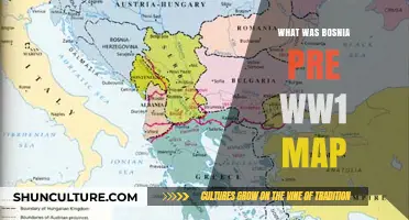 Bosnia Before World War I: Historical Map and Territorial Boundaries