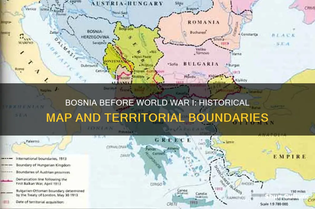 what was bosnia pre ww1 map