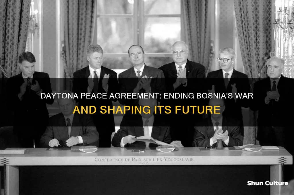what was daytona peac e agre ement in bosnia