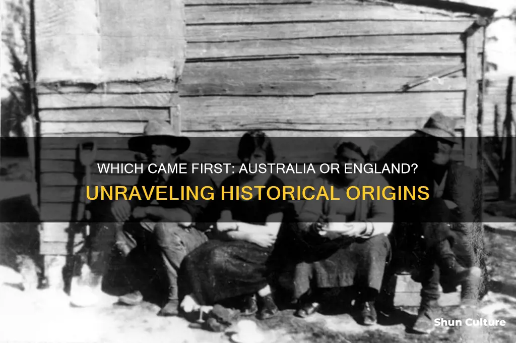 what was first australia or england