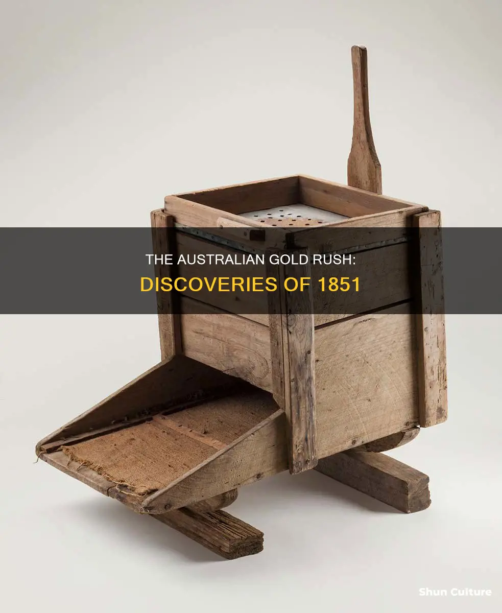 what was found in australia in 1851