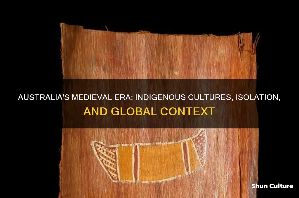 what was going on in australia in the middle ages